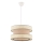 Lampa wisząca na lince HALO 1xE27/60W/230V beżowa/kremowa