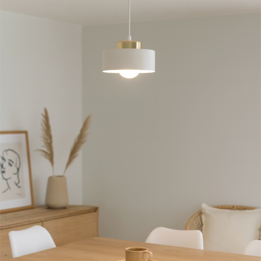 Lampa wisząca na lince IGNIA 1xE27/60W/230V biała