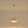 Lampa wisząca na lince JARDEN 1xE27/15W/230V kremowa