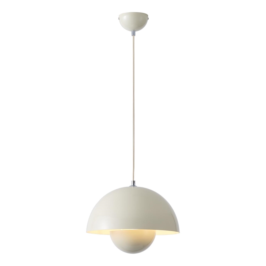 Lampa wisząca na lince JARDEN 1xE27/15W/230V kremowa