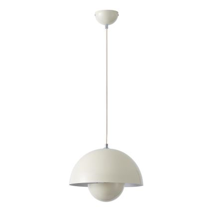 Lampa wisząca na lince JARDEN 1xE27/15W/230V kremowa