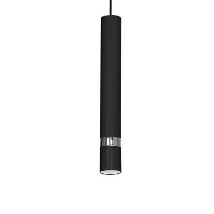 Lampa wisząca na lince JOKER 1xGU10/25W/230V czarny/błyszczący chrom