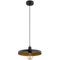 Lampa wisząca na lince LITO 1xE27/15W/230V czarny