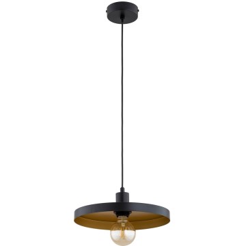 Lampa wisząca na lince LITO 1xE27/15W/230V czarny