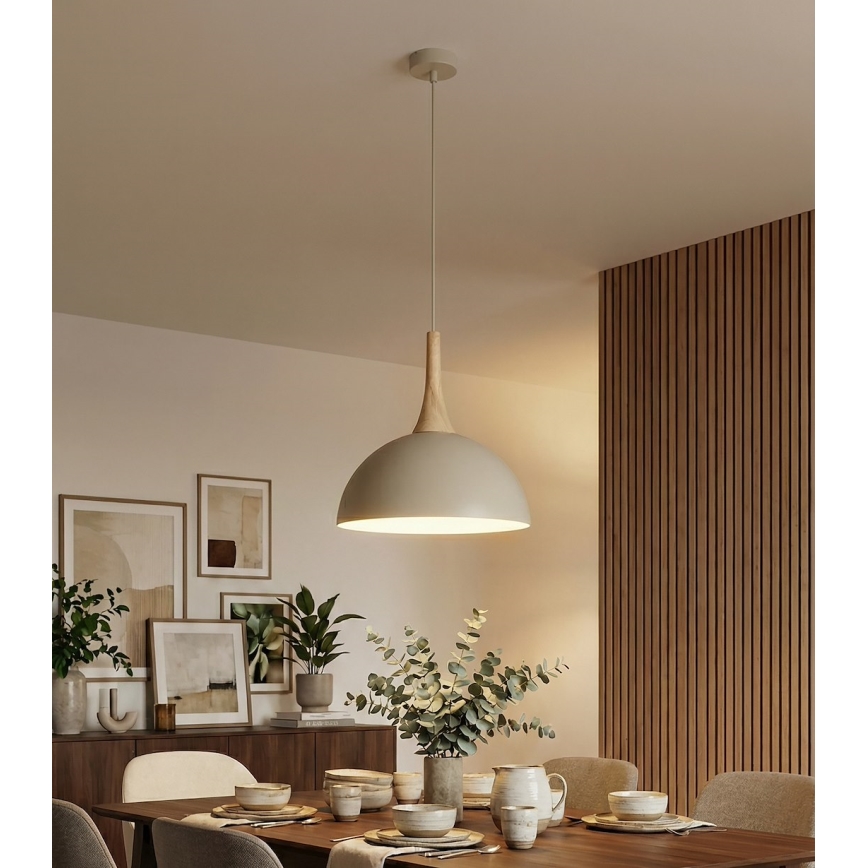 Lampa wisząca na lince NAUTICA 1xGX53/12W/230V beżowa