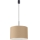 Lampa wisząca na lince NEVIA 1xE27/15W/230V Ø 40 cm taupe