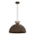 Lampa wisząca na lince NEVIS 1xE27/15W/230V śr. 38 cm brązowa