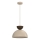 Lampa wisząca na lince NEVIS 1xE27/15W/230V Ø 29 cm, beżowa