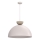 Lampa wisząca na lince NEVIS 1xE27/15W/230V Ø 50 cm kremowa