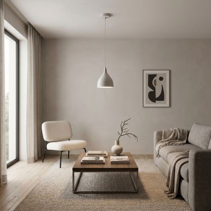 Lampa wisząca na lince NOAK CLASSIC 1xE27/15W/230V kremowa