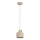 Lampa wisząca na lince PARKLA 1xE27/15W/230V beżowa/złota