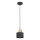Lampa wisząca na lince PARKLA 1xE27/15W/230V czarna