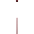 Lampa wisząca na lince PASTELO 1xG9/8W/230V czerwona