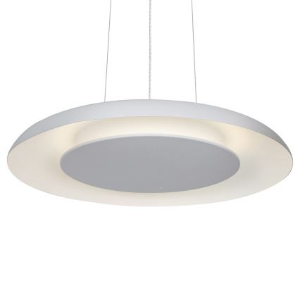 Lampa wisząca na lince PIATTINO LED/30W/230V 2700/3200/4000K śr. 40 cm biała