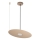 Lampa wisząca na lince PIATTO 1xGX53/15W/230V, śr. 35 cm, beżowa