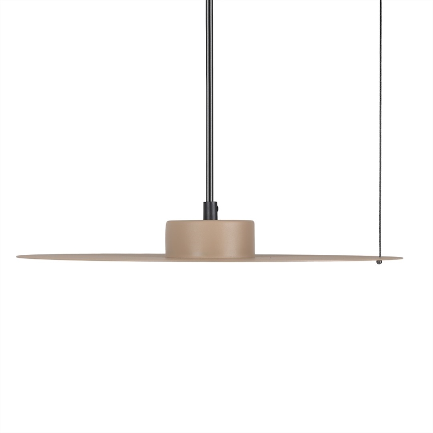 Lampa wisząca na lince PIATTO 1xGX53/15W/230V, śr. 35 cm, beżowa
