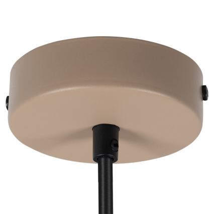 Lampa wisząca na lince PIATTO 1xGX53/15W/230V, śr. 35 cm, beżowa