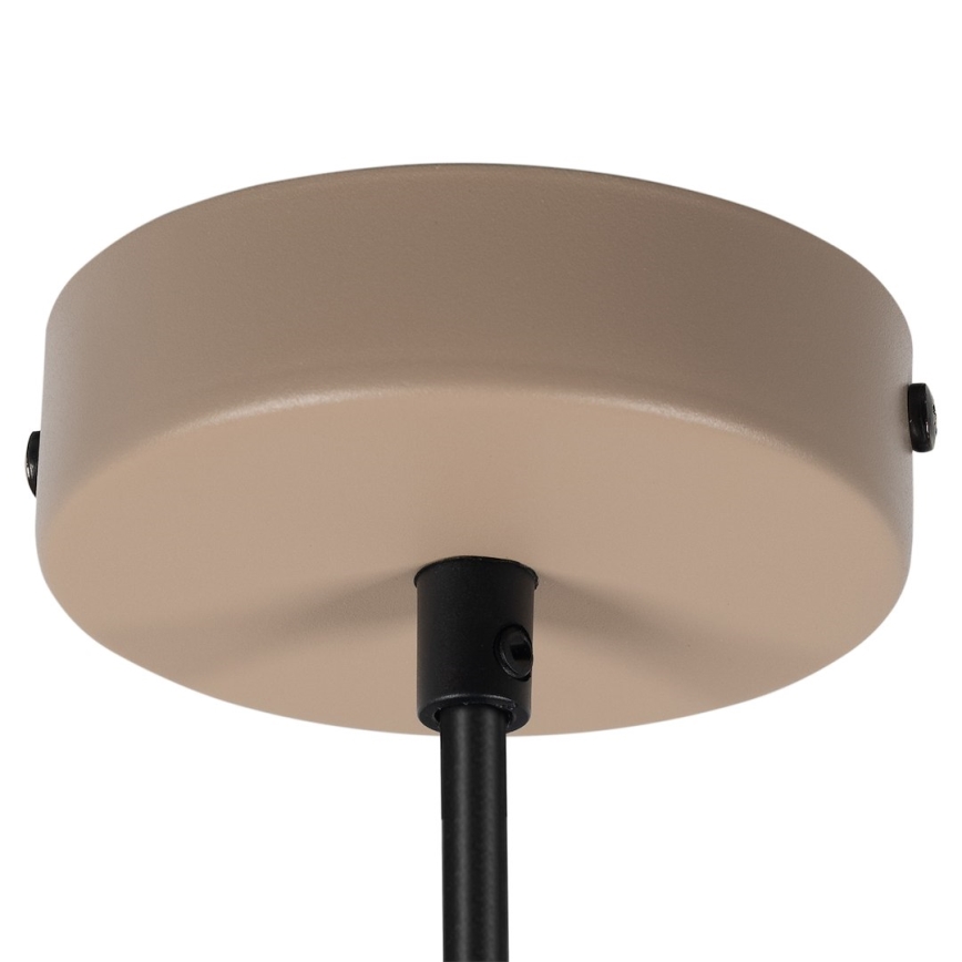 Lampa wisząca na lince PIATTO 1xGX53/15W/230V, śr. 35 cm, beżowa