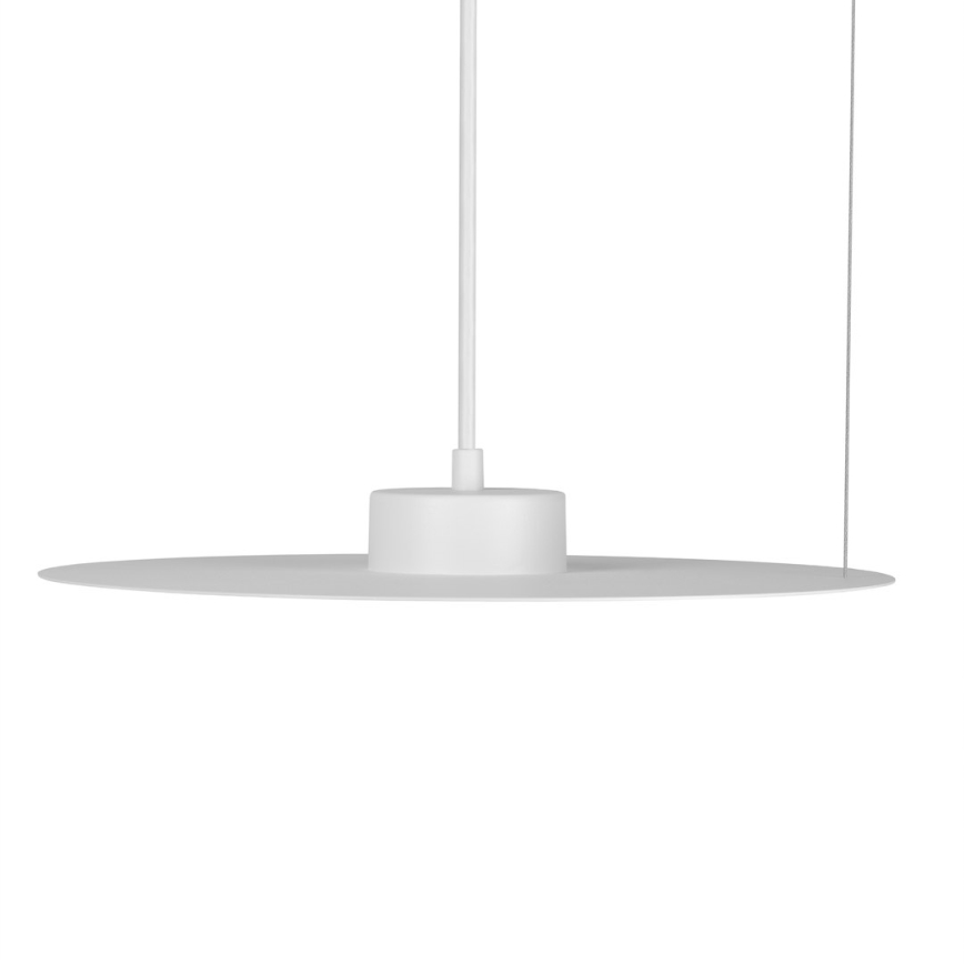 Lampa wisząca na lince PIATTO 1xGX53/15W/230V, śr. 35 cm, biała