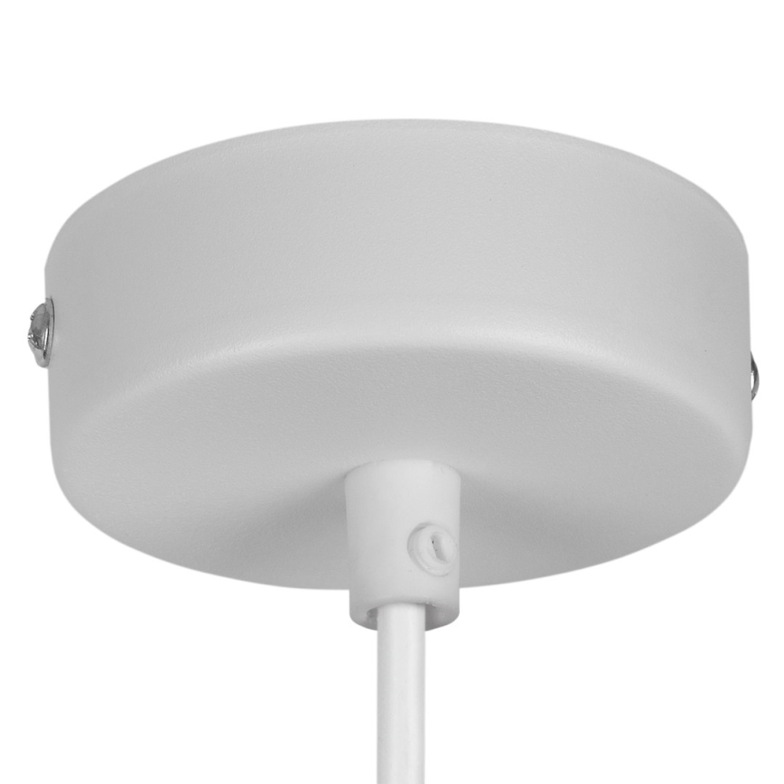 Lampa wisząca na lince PIATTO 1xGX53/15W/230V, śr. 35 cm, biała