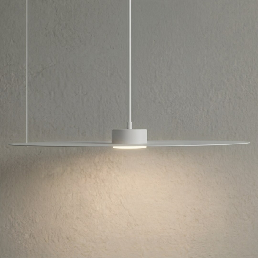 Lampa wisząca na lince PIATTO 1xGX53/15W/230V, śr. 55 cm, biała