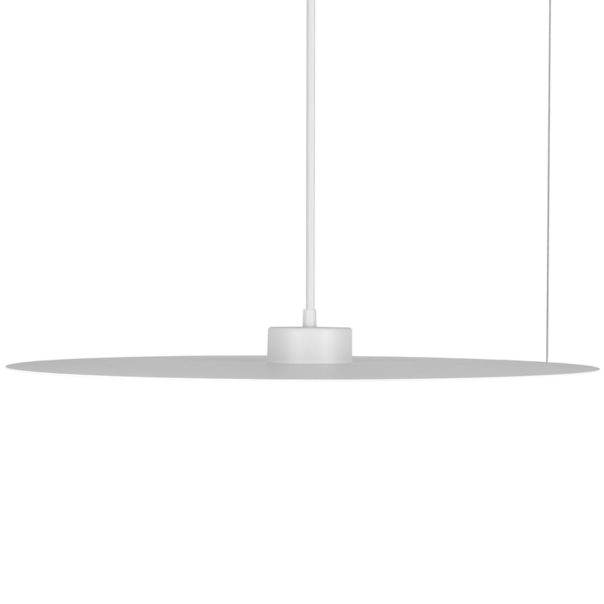 Lampa wisząca na lince PIATTO 1xGX53/15W/230V, śr. 55 cm, biała