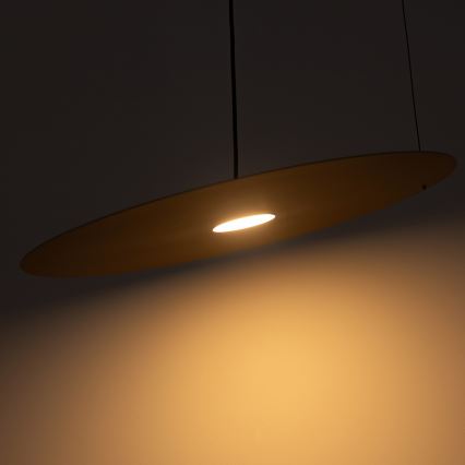 Lampa wisząca na lince PIATTO 1xGX53/15W/230V, średnica 45 cm, beżowa