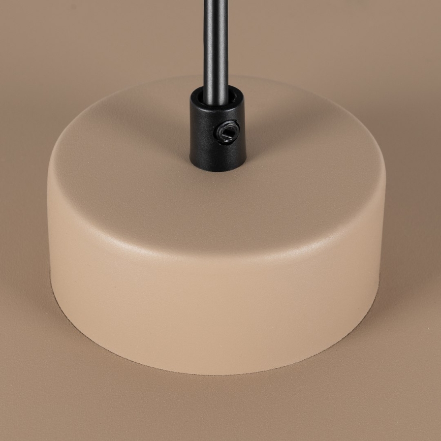 Lampa wisząca na lince PIATTO 1xGX53/15W/230V, średnica 45 cm, beżowa
