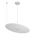 Lampa wisząca na lince PIATTO 1xGX53/15W/230V średnica 45 cm biała