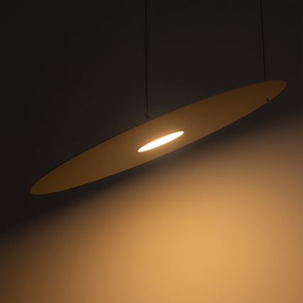 Lampa wisząca na lince PIATTO 1xGX53/15W/230V średnica 45 cm biała