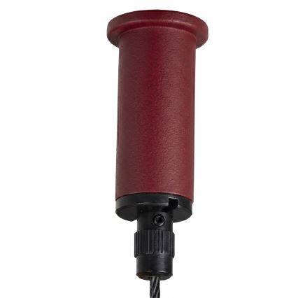 Lampa wisząca na lince PIATTO 1xGX53/15W/230V Ø 55 cm bordowa