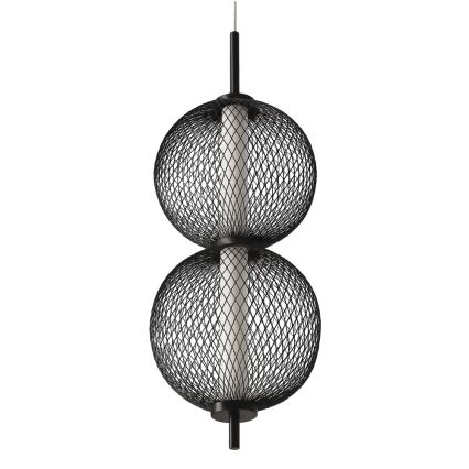 Lampa wisząca na lince PUMA LED/10W/230V pr. 14 cm czarna