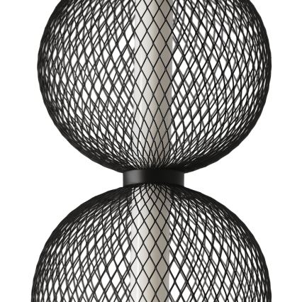 Lampa wisząca na lince PUMA LED/10W/230V pr. 14 cm czarna