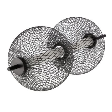 Lampa wisząca na lince PUMA LED/10W/230V pr. 14 cm czarna