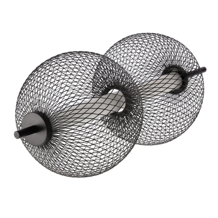 Lampa wisząca na lince PUMA LED/10W/230V pr. 14 cm czarna