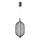 Lampa wisząca na lince PUMA LED/10W/230V śr. 15 cm czarna