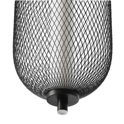 Lampa wisząca na lince PUMA LED/10W/230V śr. 15 cm czarna