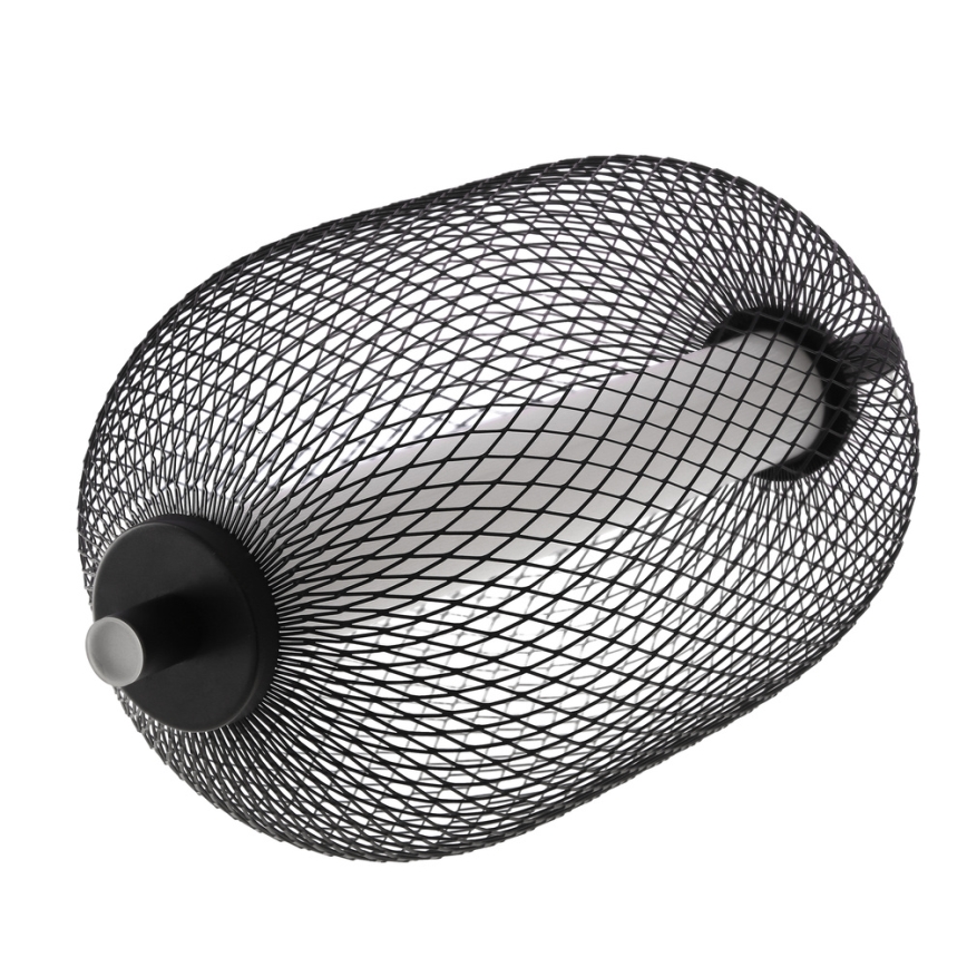 Lampa wisząca na lince PUMA LED/10W/230V śr. 15 cm czarna