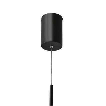 Lampa wisząca na lince PUMA LED/10W/230V śr. 15 cm czarna
