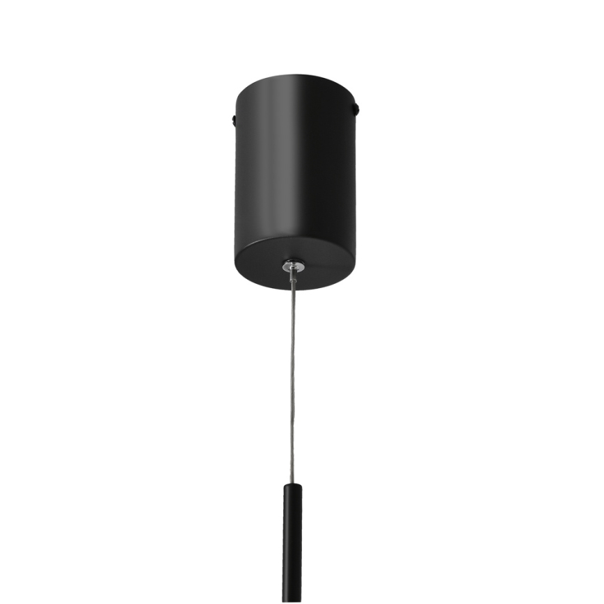 Lampa wisząca na lince PUMA LED/10W/230V śr. 15 cm czarna