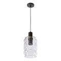Lampa wisząca na lince RADON 1xE27/40W/230V przezroczysta