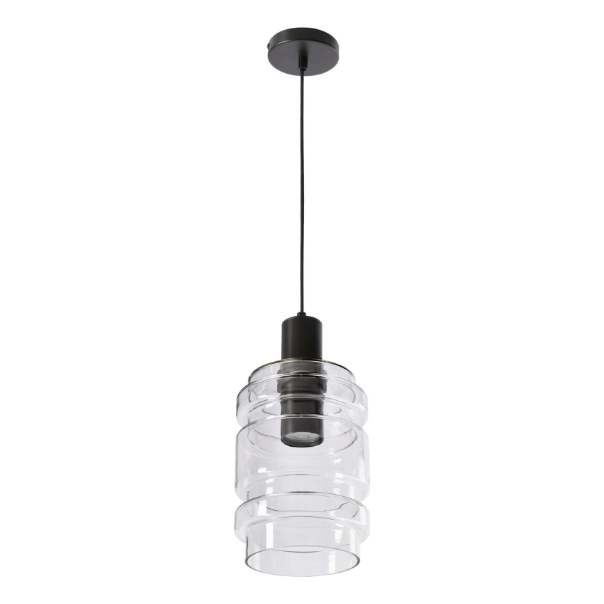 Lampa wisząca na lince RADON 1xE27/40W/230V przezroczysta