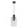 Lampa wisząca na lince RADON 1xE27/40W/230V przezroczysta