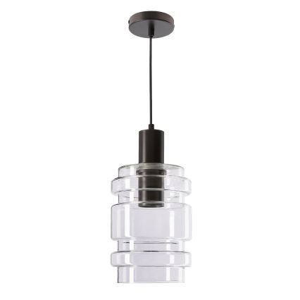Lampa wisząca na lince RADON 1xE27/40W/230V przezroczysta