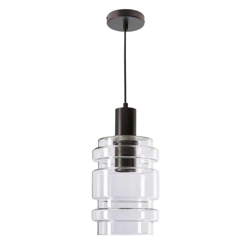 Lampa wisząca na lince RADON 1xE27/40W/230V przezroczysta