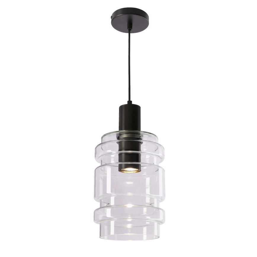Lampa wisząca na lince RADON 1xE27/40W/230V przezroczysta