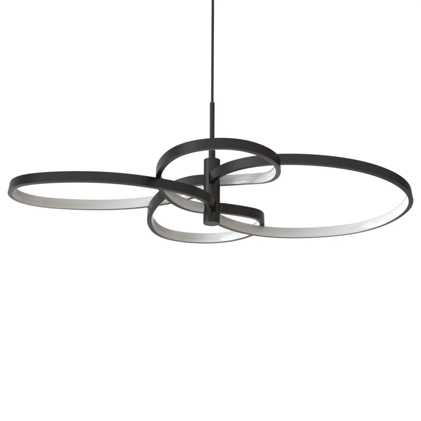 Lampa wisząca na lince RIBBON LED/37W/230V 4000K czarna