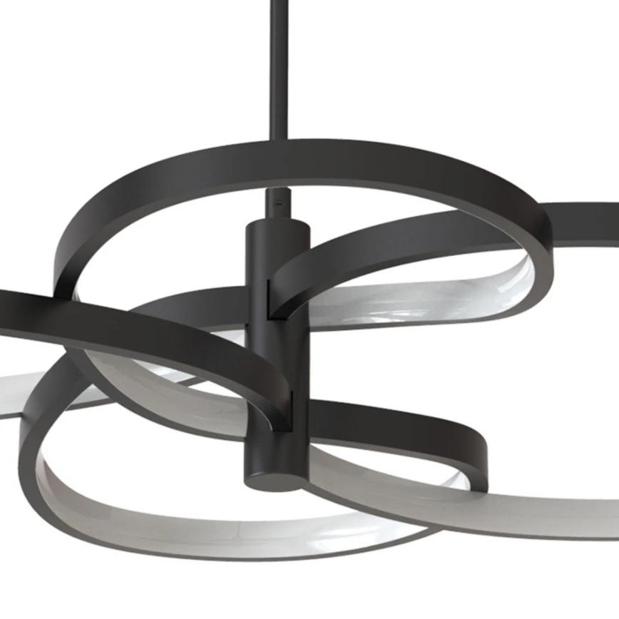 Lampa wisząca na lince RIBBON LED/37W/230V 4000K czarna