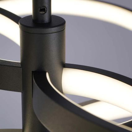 Lampa wisząca na lince RIBBON LED/37W/230V 4000K czarna