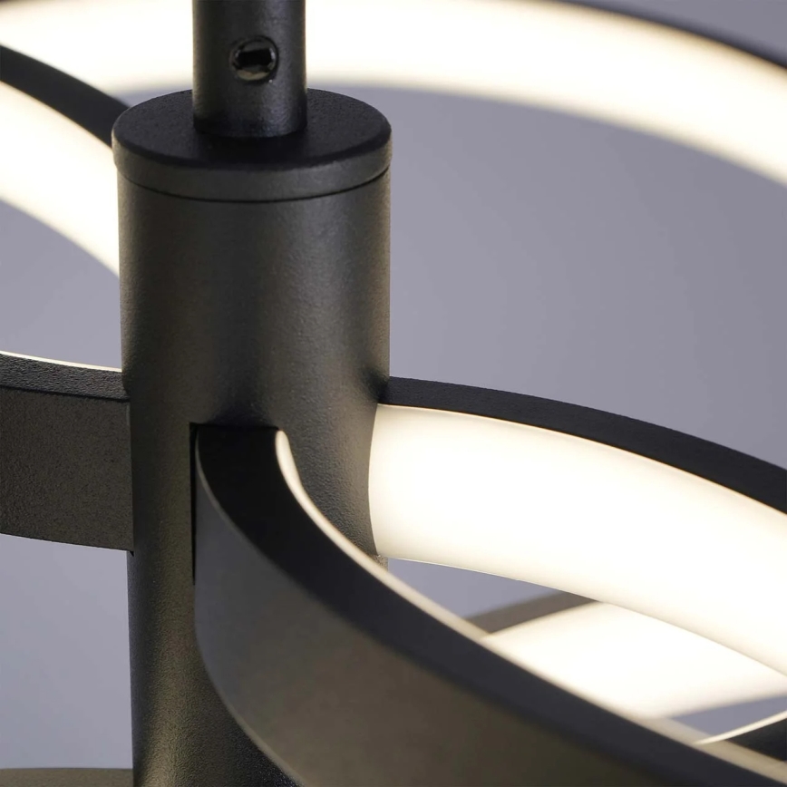 Lampa wisząca na lince RIBBON LED/37W/230V 4000K czarna